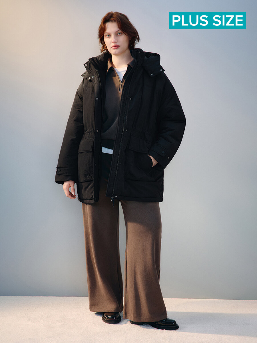 Парка Befree Exclusive online, размер XL, черный — фото 1