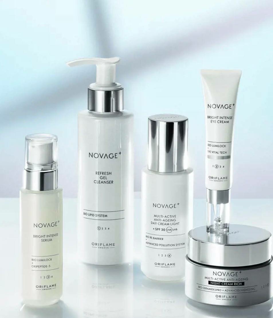 Oriflame Novage+ Bright Intense — комплексный уход против пигментации