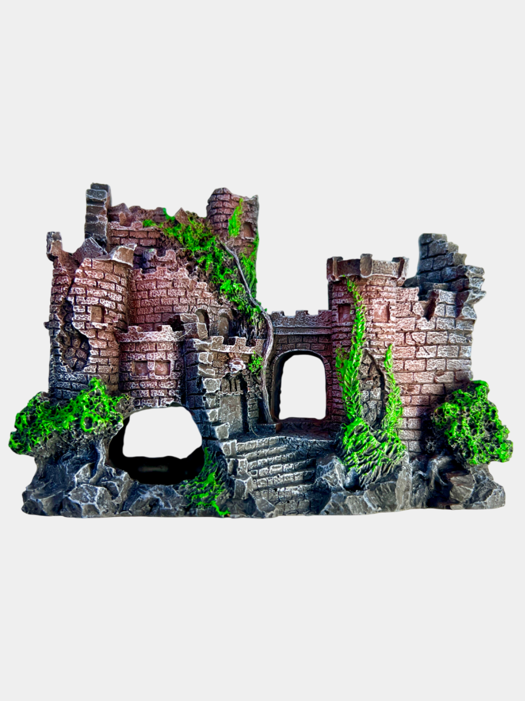 Декорация для аквариума Подводная Башня керамическая из фарфоро-керамики Заводская