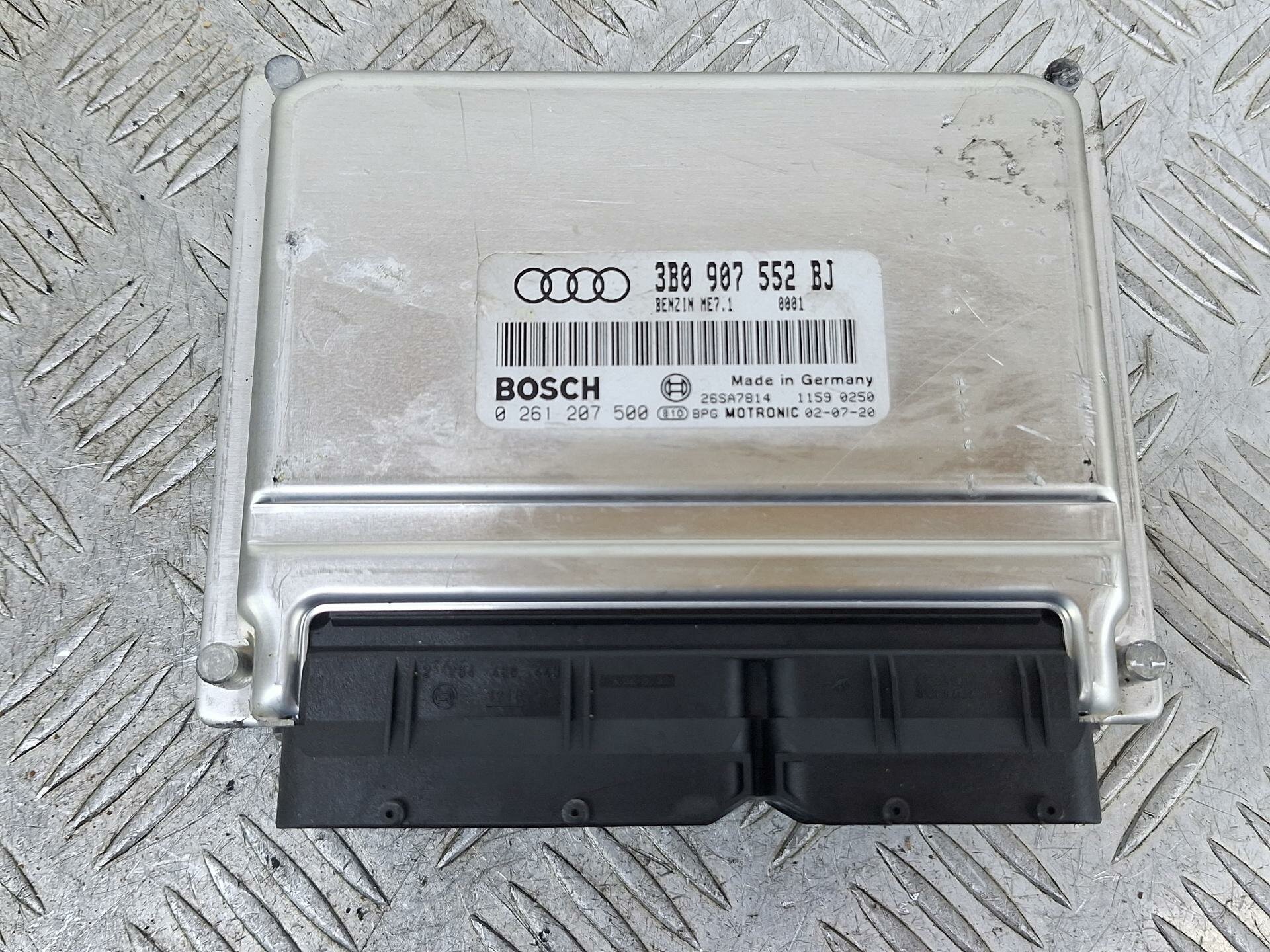 Блок управления двигателем Audi A6 C5 рест. (2001 - 2005) 3B0907552BJ