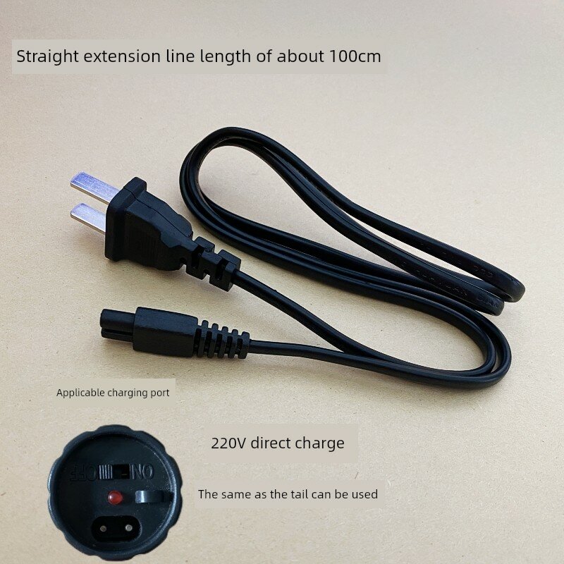 Прямой USB-B зарядный кабель для фонариков - Длина 100 см, стандартное подключение для универсальной совместимости с