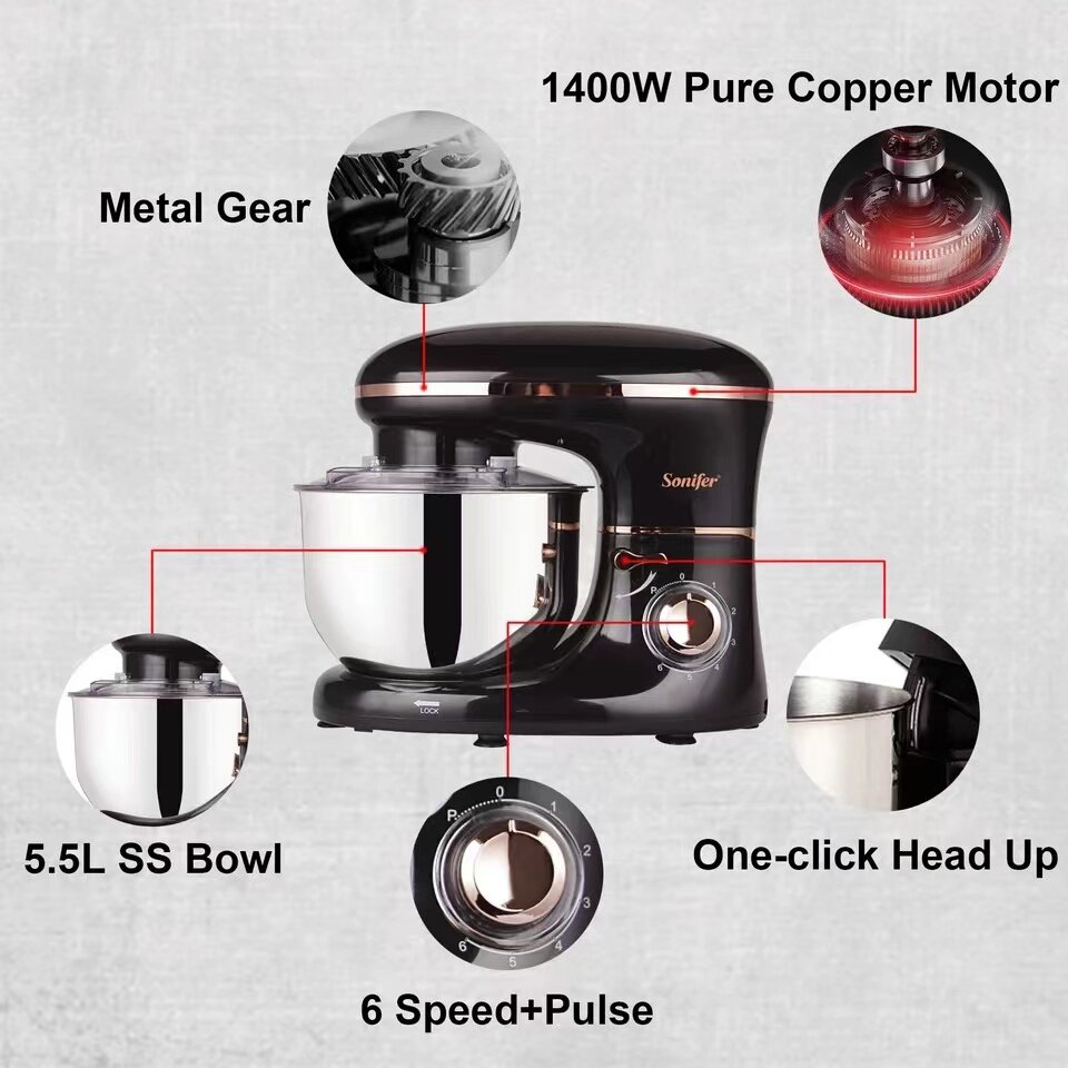 Планетарный миксер Sonifer SF‑8064 — фото 1