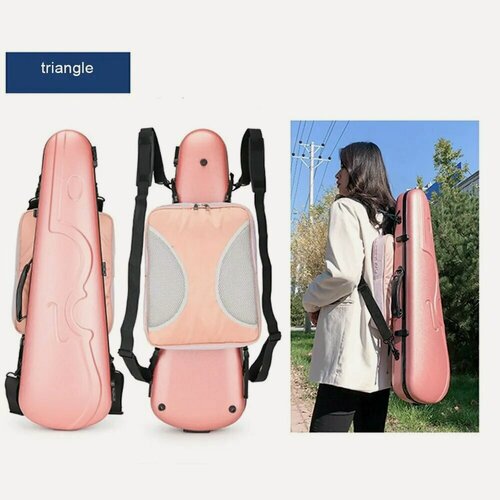 Изображение товара Универсальный футляр для скрипки, жесткий, легкий, сумка для нот, розовый