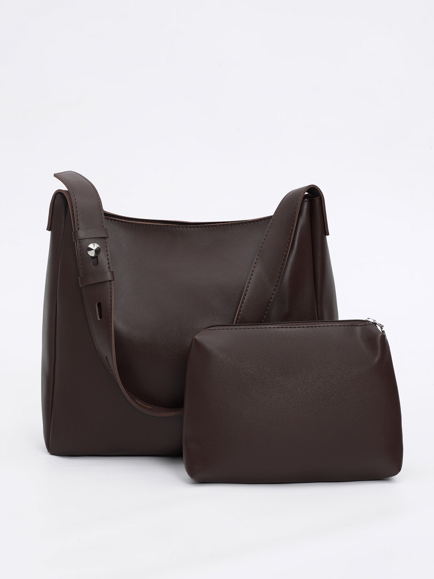 Сумка шоппер Journey, темно-коричневый/бордовый — фото 1