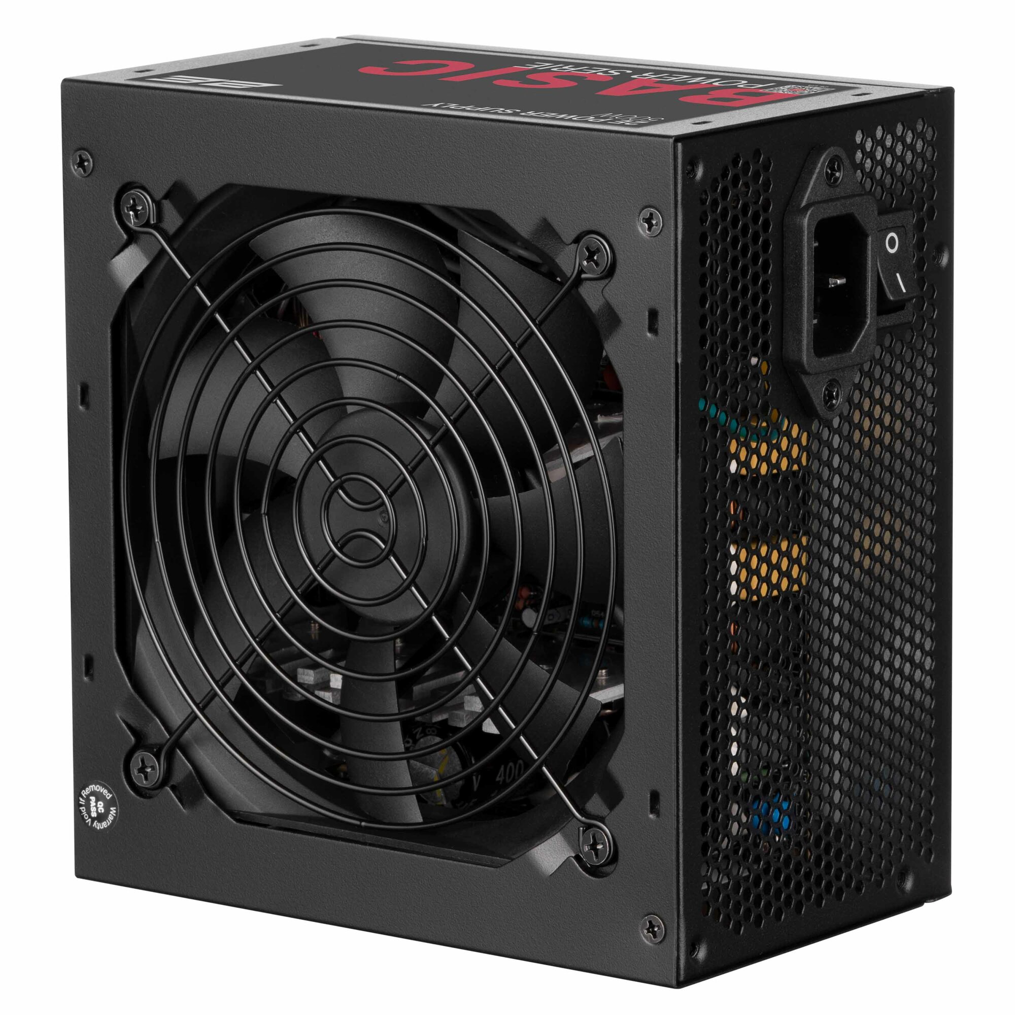 Блок питания 2E "Basic Power", APFC, мощность 500 Вт, 80%, 12 см — фото 1