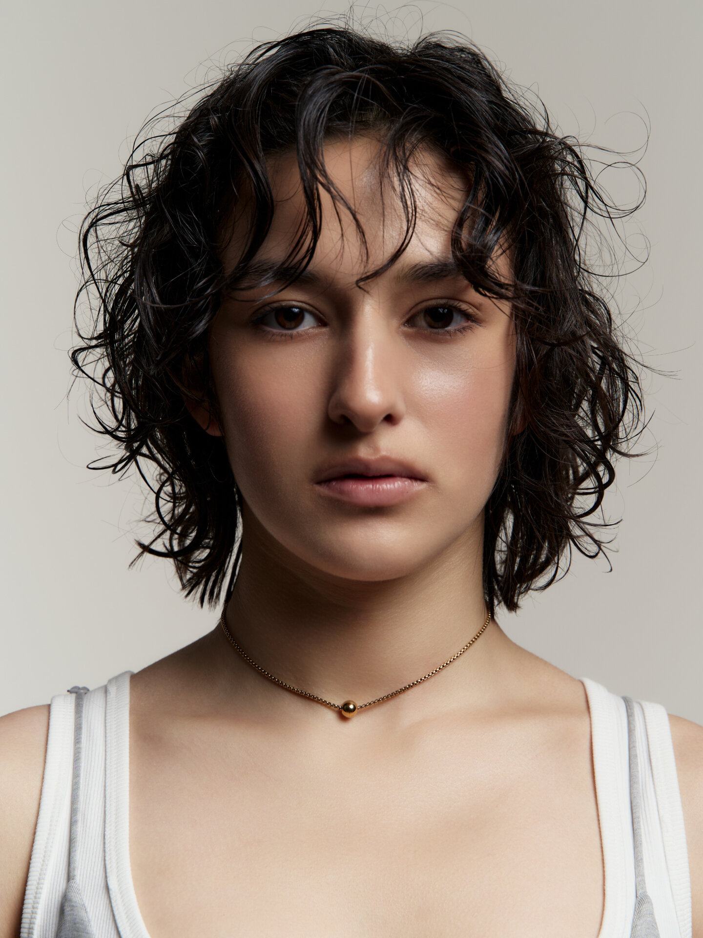 Чокер RESURS, длина 36 см, золотой — фото 1