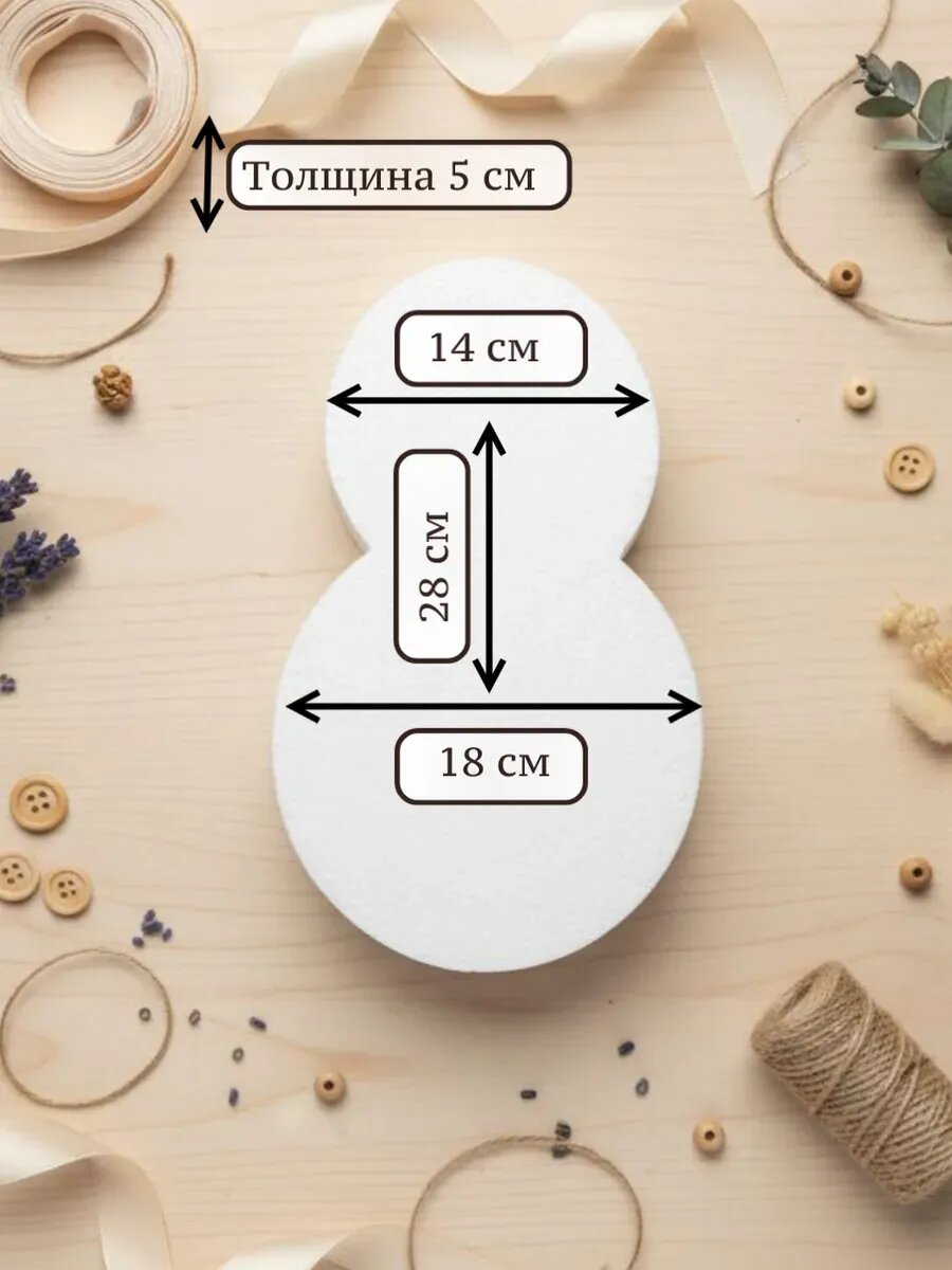 Пенопласт для поделок, основа из пенопласта фальш ярус — фото 1