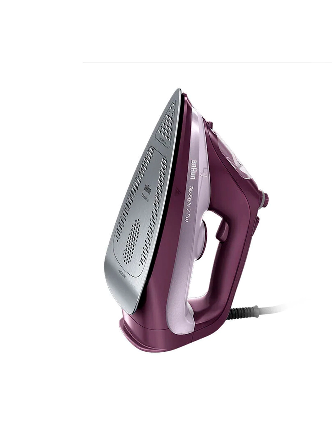 Утюг Braun SI7181VI, чёрный-фиолетовый — фото 1