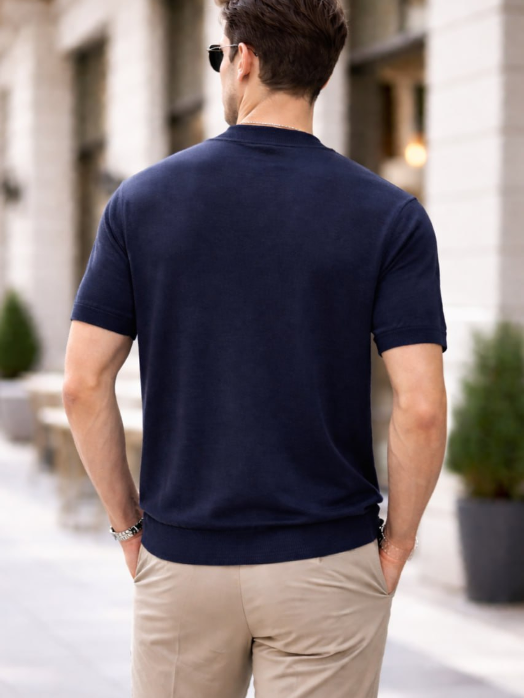 Поло, 1 шт., размер XXXL, 016 синий — фото 1