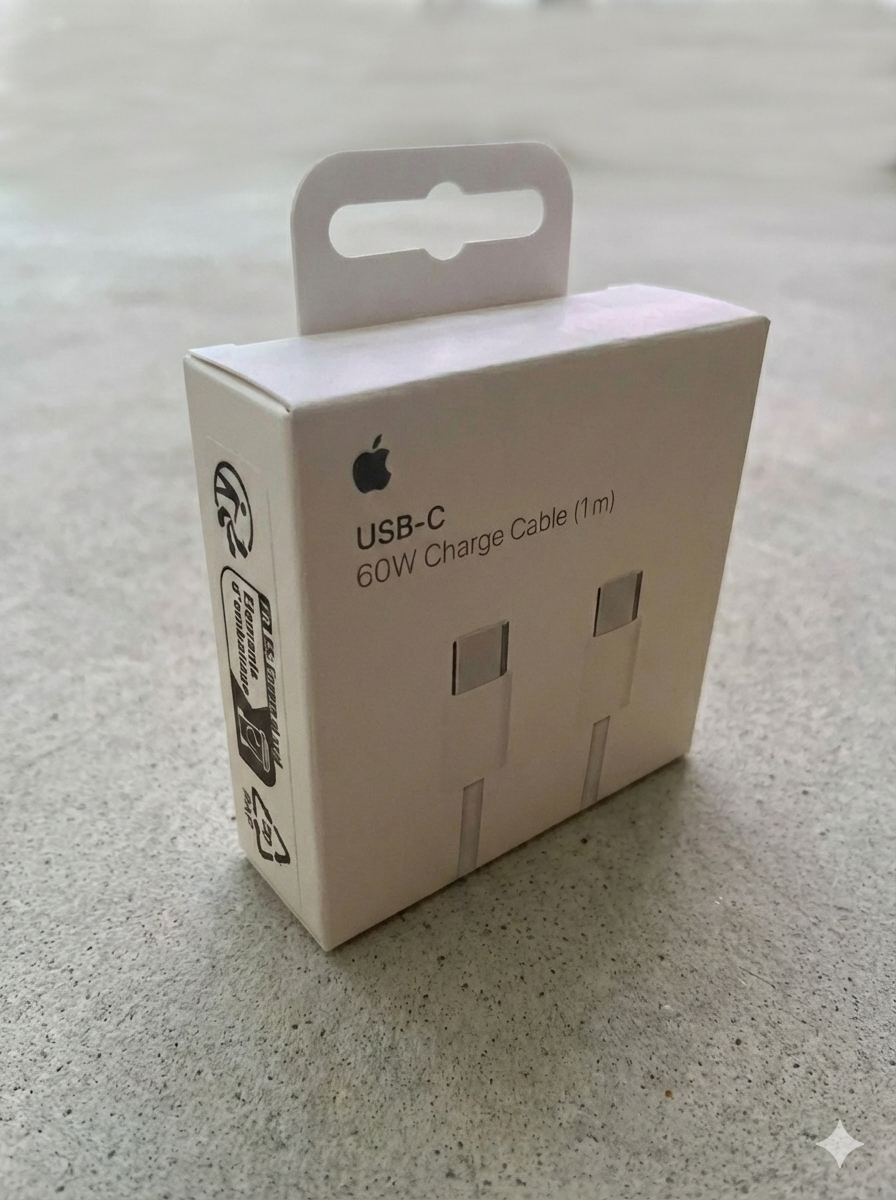 Оригинал Кабель плетеный Apple USB-C 60W type C to type C (1 м) и USB-C to Lightning для быстрой зарядки и синхронизации iPhone (Premium) Iphone 15/16/17