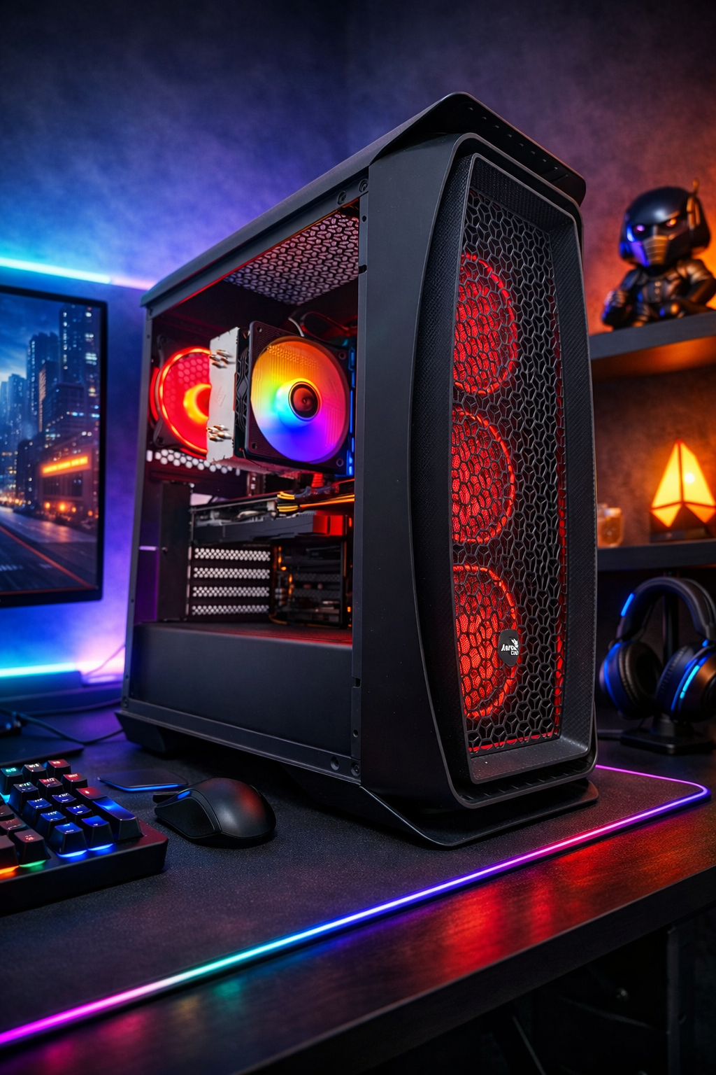 Игровой кейс RTX 2060 super, i5 10400F, DDR4 16GB, SSD 256GB