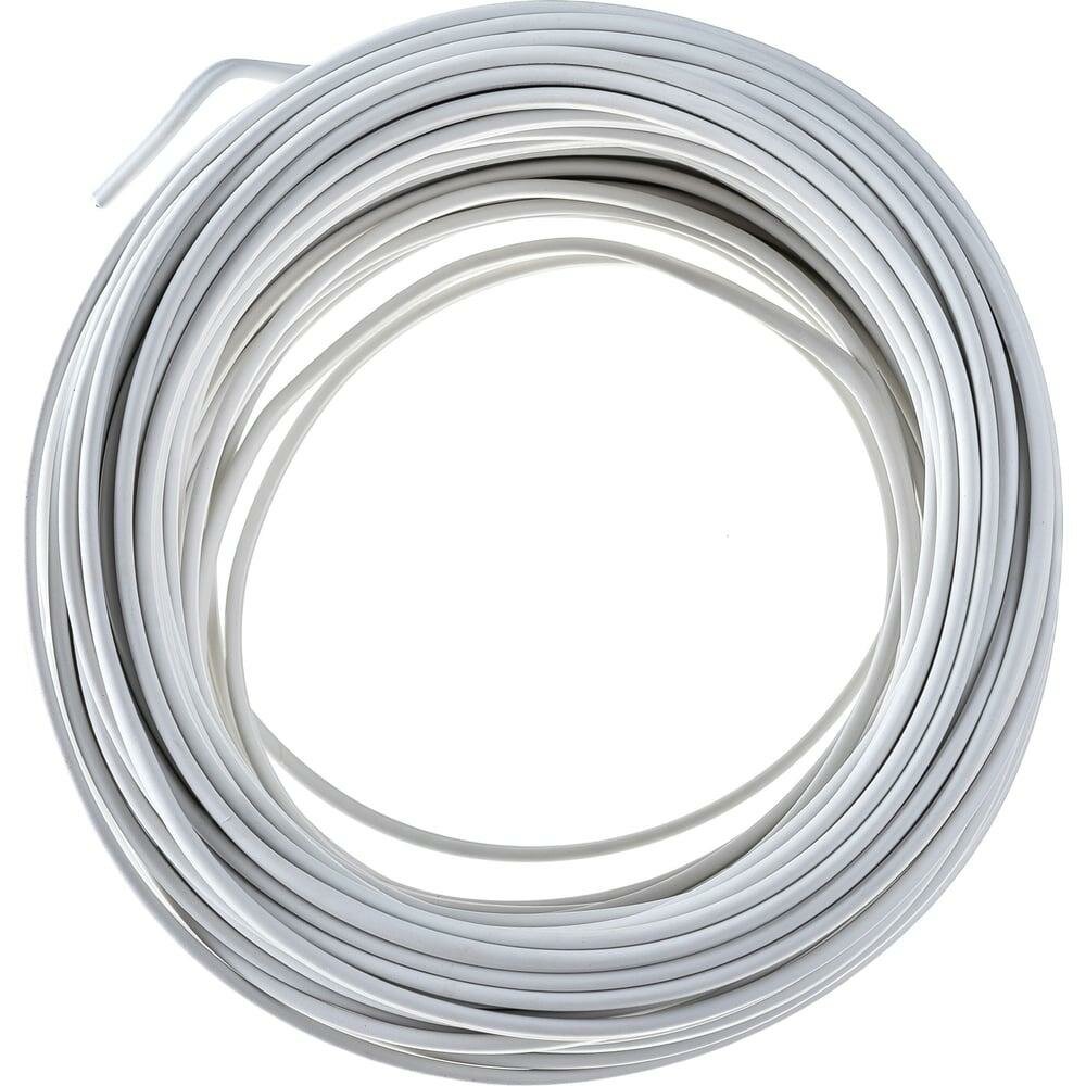 Кабель Мастер Тока шввпбм, 2x0.75, белый, 50м МТ1562 — фото 1