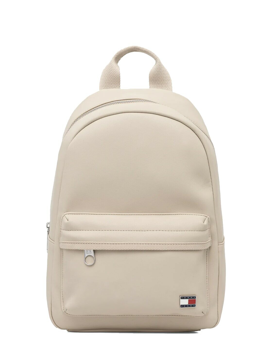 Рюкзак Tommy Jeans, полиуретан, унисекс, 24 см x 33 см x 12 см, бежевый