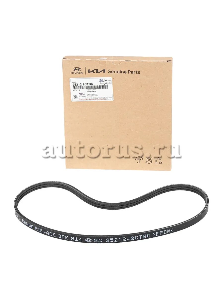 Ремень поликлиновой 3PK814 HYUNDAI 252122CTB0