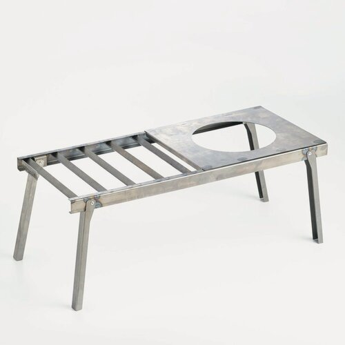 Изображение товара Решетка костровая "Следопыт" с подставкой под казан d=20 см, 66 х 30 х 26 см 7823868