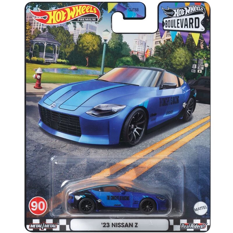 Hot Wheels Сплавной Литой Автомобильный Модель Ниссан З Номер 90 Коллекционная Игрушка 1:64 Масштаб