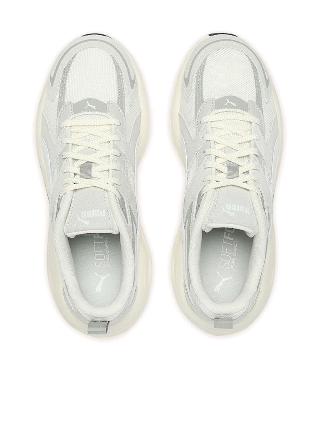 Кроссовки PUMA Hypnotic LS, размер 6 UK, белый/серый — фото 1