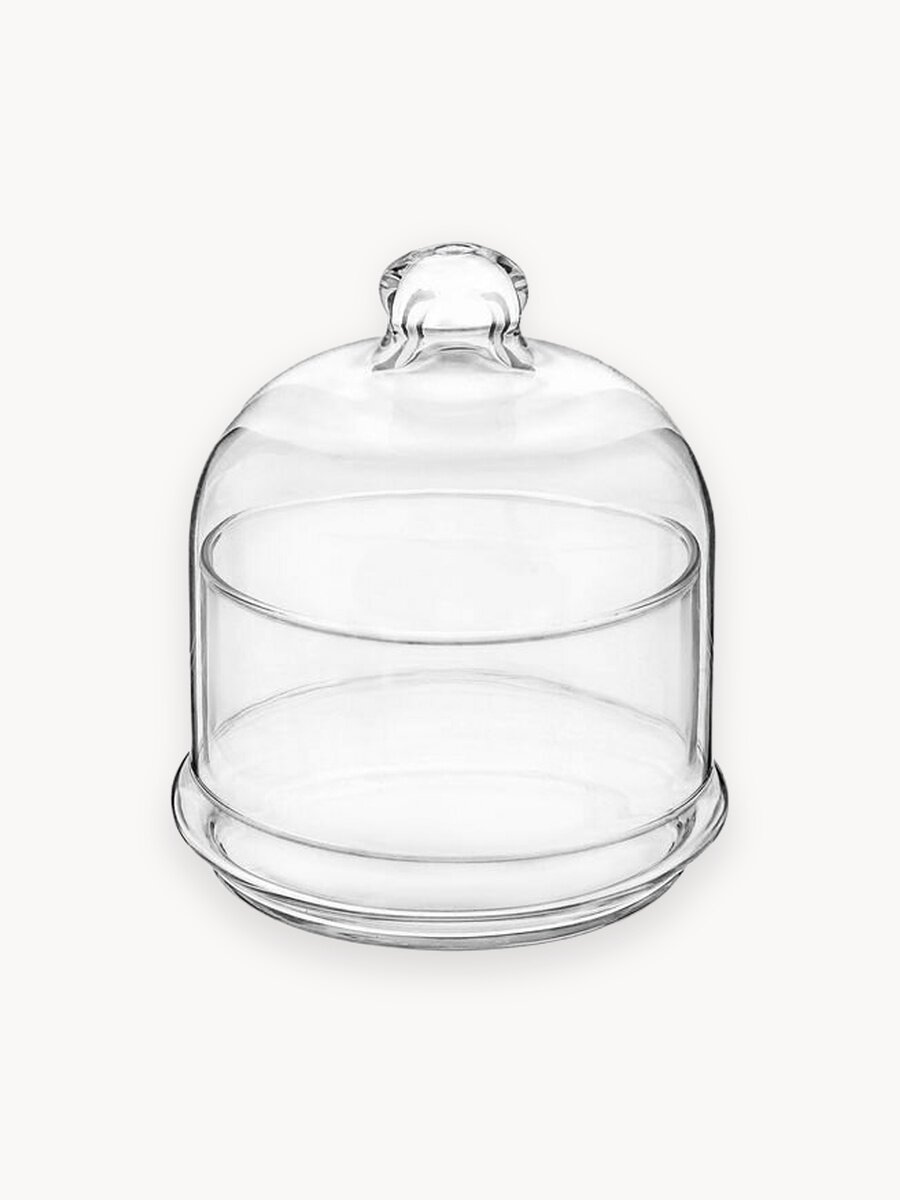 Емкость Pasabahce Basic, для меда и варенья, бесцветная, с крышкой, ~490 мл