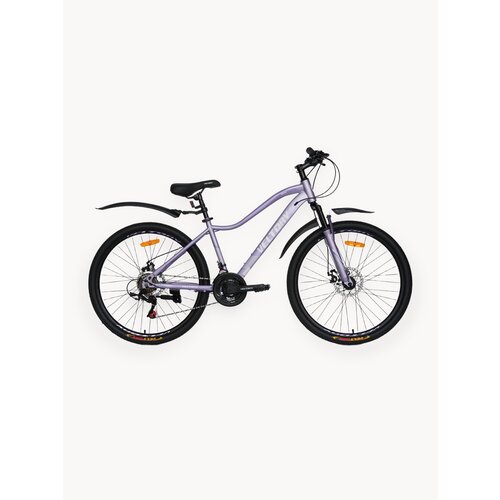 Велосипед горный VELTORY, модель 27,5D-8002, лаванда, 15 рама, 21 скорость
