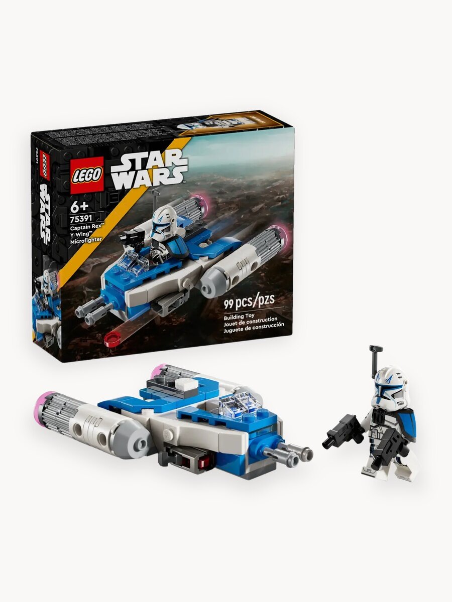 Конструктор LEGO Star Wars™ 75391 Микрофайтер Y-Wing Капитана Рекса, 99 дет.