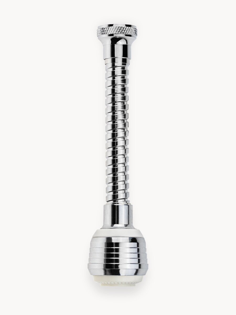 Аэратор для смесителя 2 режима М22 с гибким удлинителем, латунь