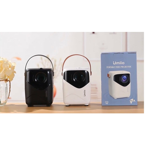 Проектор Umiio Q1 Full HD Android TV Портативный проектор 5G HDMI Проектор мультимедийный Wi-Fi 1080p для дома дачи офиса Белый 777700₽