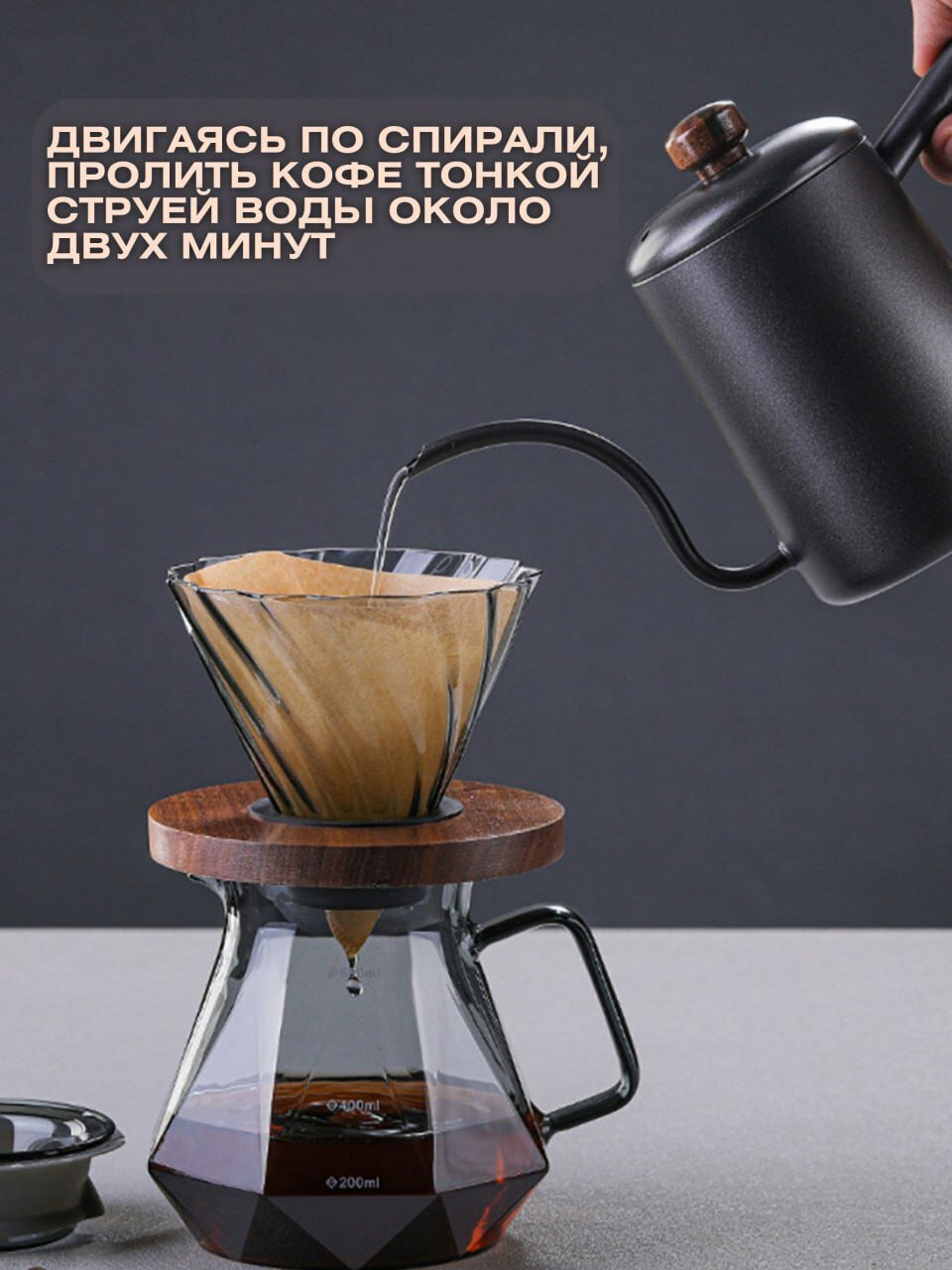 Фильтр - воронка для заваривания кофе