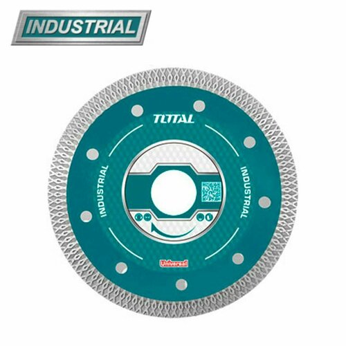 Алмазный диск ультратонкий 125X1,4X22,2 мм, сплошной (Сетчатый обод) TOTAL