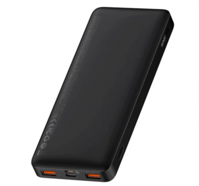 Внешний аккумулятор Power Bank Baseus Bipow Digital Display 10000mAh 20W черный