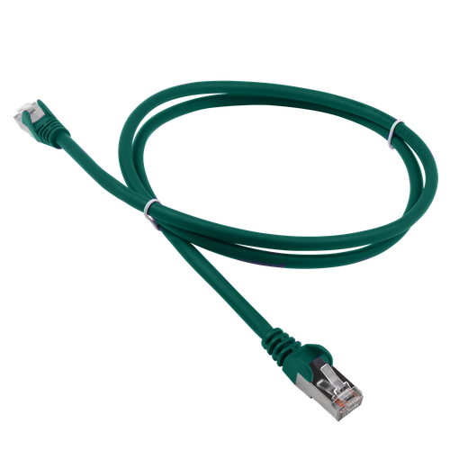 Патч-корд RJ45 - RJ45, 4 пары, FTP, категория 5е, 7 м, зеленый LSZH, LANMASTER LAN-PC45/S5E-7.0-GN патч корд twt 3м twt 45 45 3 0 gy