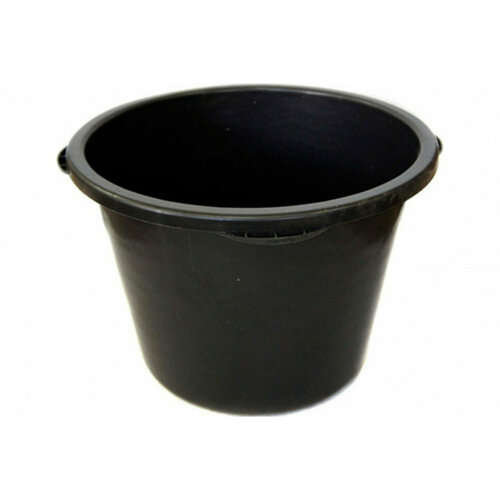 Круглый строительный таз павловская Заря 40 литров, черный 757030