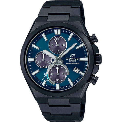 фото Наручные часы casio edifice, черный, синий