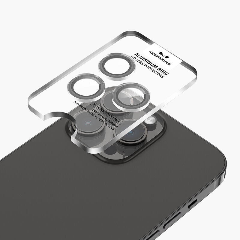 Keephone Camera Lens for iPhone 13 Pro / Pro Max / Защитное стекло для камеры на iPhone 13 Pro / Pro Max / Золотой — фото 1