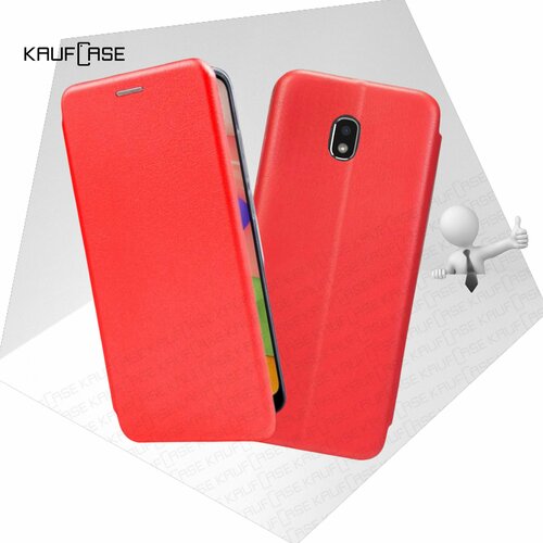 Чехол книжка KaufCase для телефона Samsung J5 2017 (J530) (5.2"), красный. Трансфомер