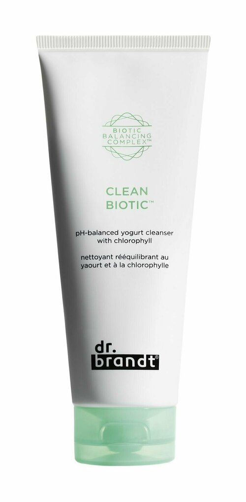 Очищающее средство для лица с хлорофиллом на основе йогурта Dr Brandt Clean Biotic