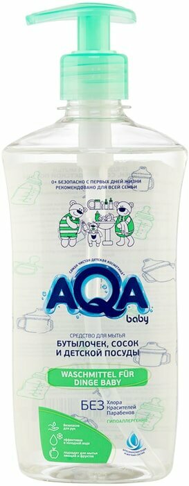 Средство для мытья детской посуды Aqa baby 500мл