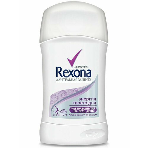 Део-стик Энергия твоего дня Абсолютная уверенность 40 мл rexona антиперспирант motionsense абсолютная уверенность стик флакон 40 мл 79 г