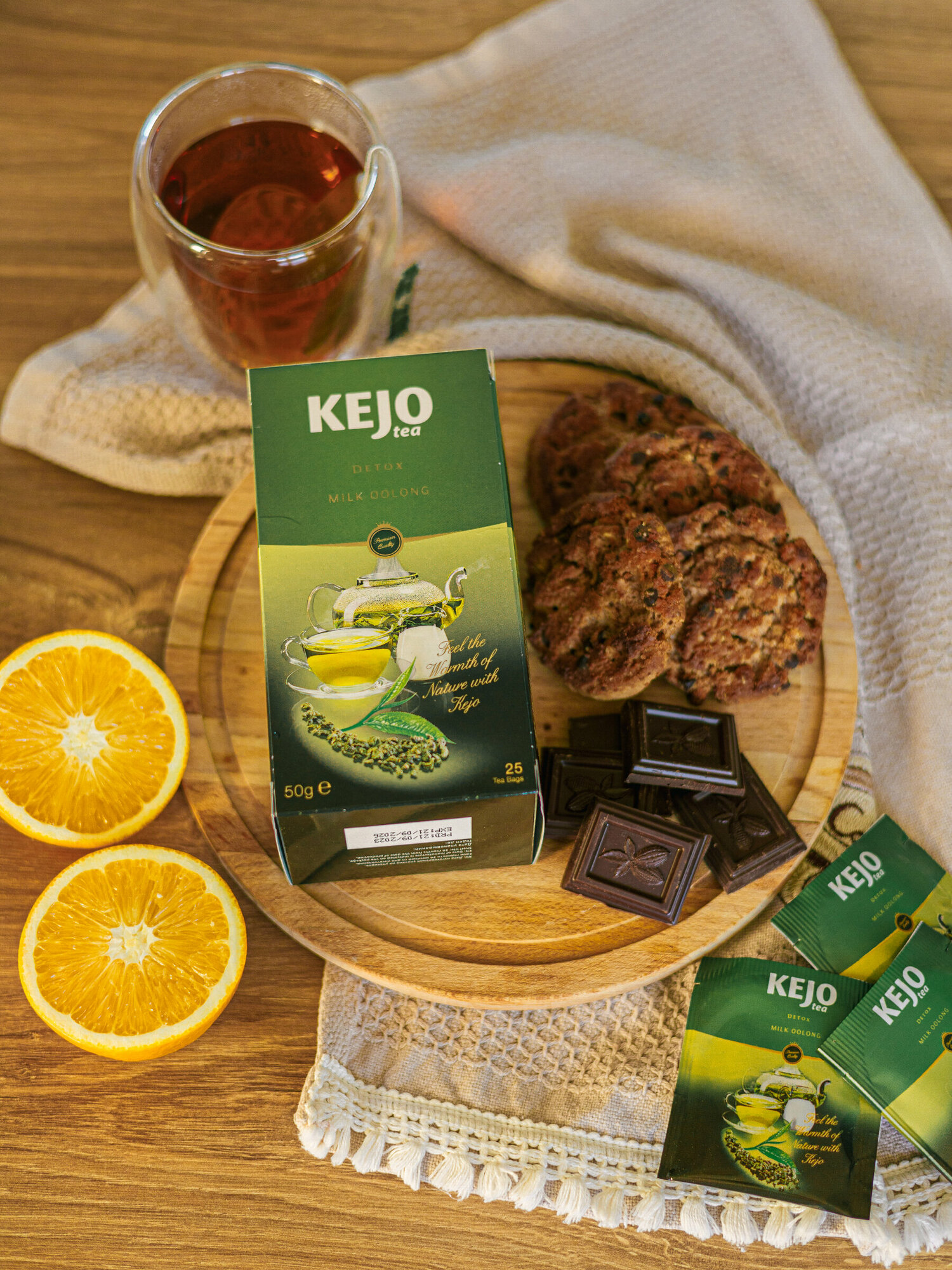 Чай зеленый DETOX MILK OOLONG KejoTea, 25 шт - фотография № 4
