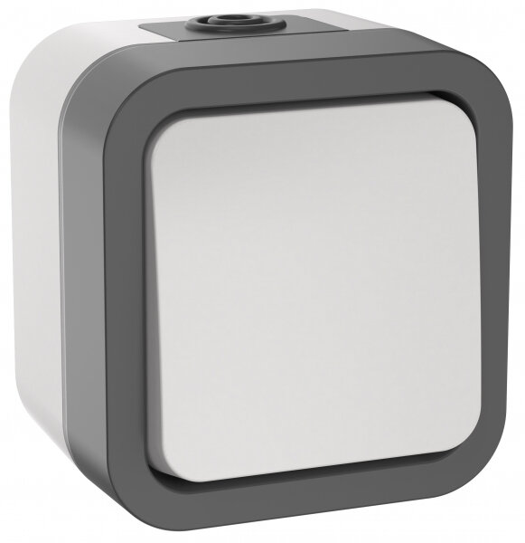 фото IEK TORS Переключатель однокл. 10А IP55 TS201 белый