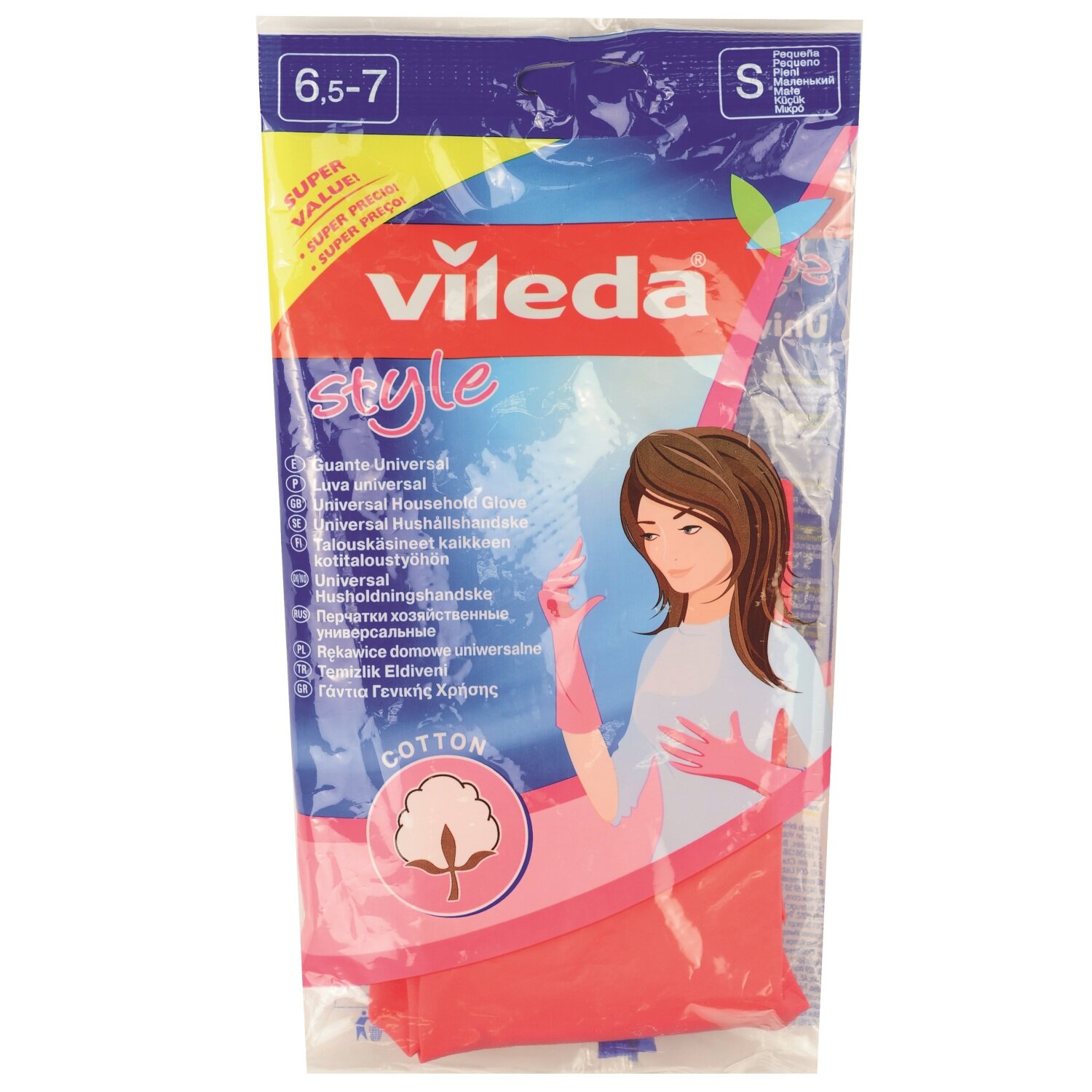Перчатки Vileda Style, размер: S - фото №9