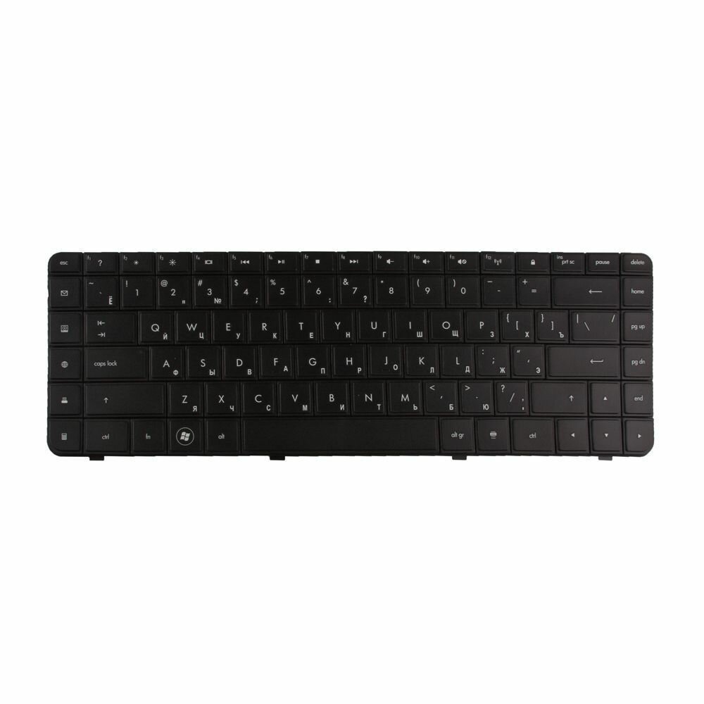 Клавиатура (keyboard) для ноутбука HP Pavilion CQ62, G62, CQ56, G56, без рамки, черный