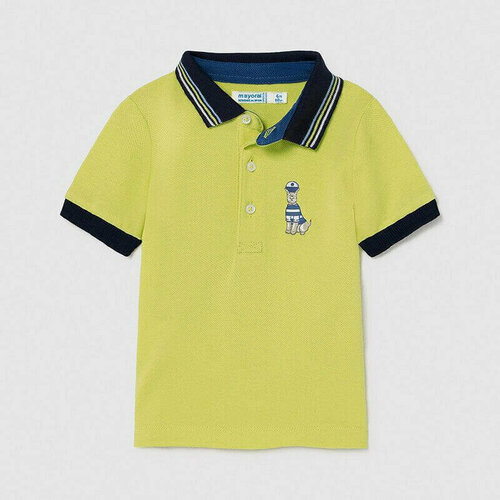 фото Поло mayoral, размер 18 мес. (86 см), зеленый