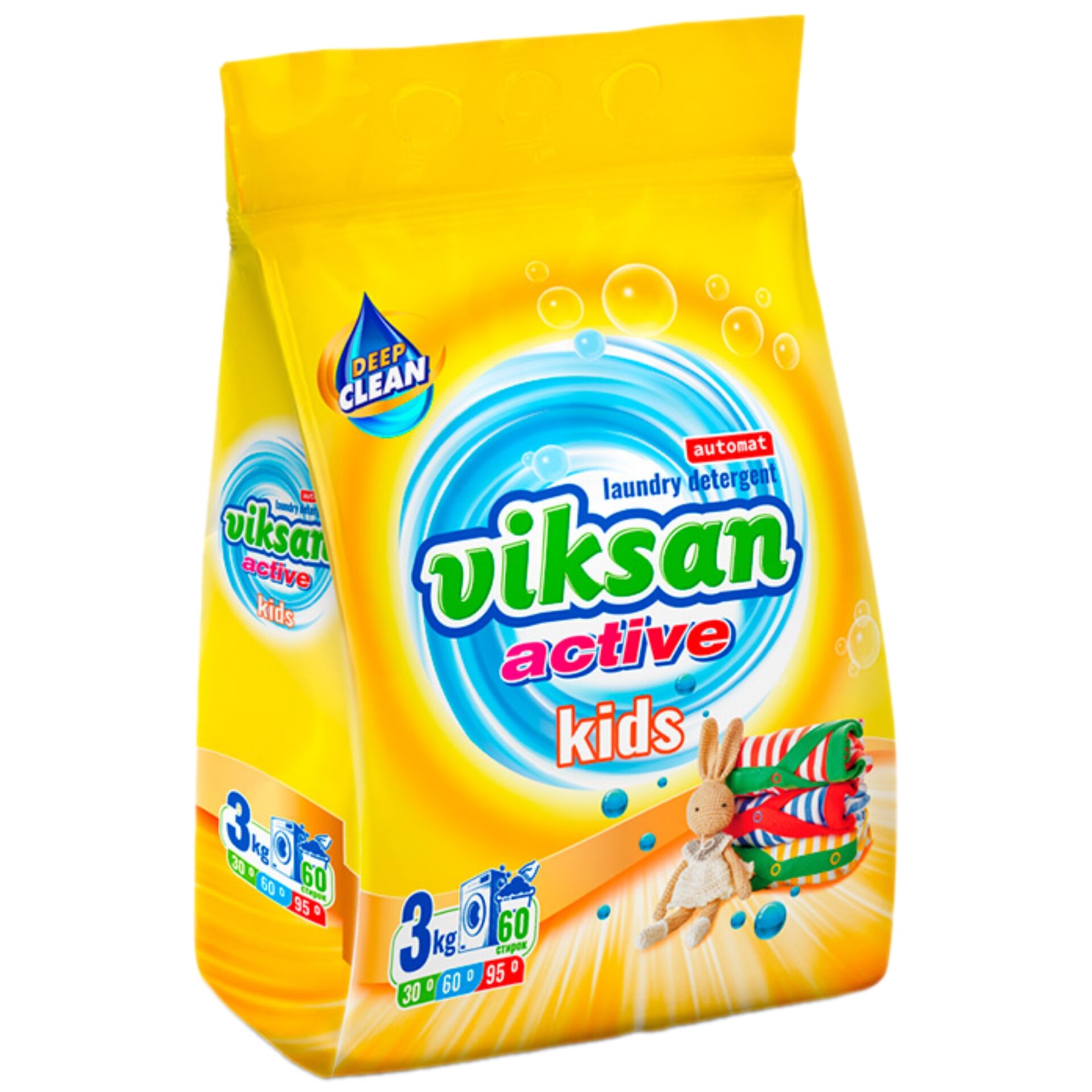 фото VIKSAN порошок стиральный Актив Детский 3 кг