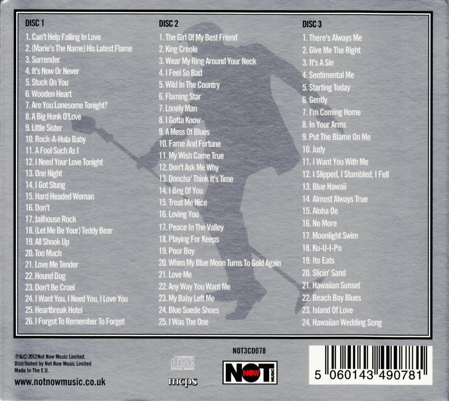 Elvis Presley Elvis - The Platinum Collection CD Not Now Music - фото №5