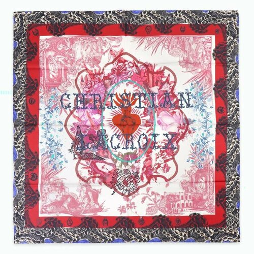 фото Платок christian lacroix,90х90 см, красный