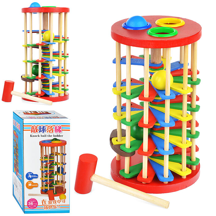 фото Стучалка D1562 "Винтовая лесенка" в коробке