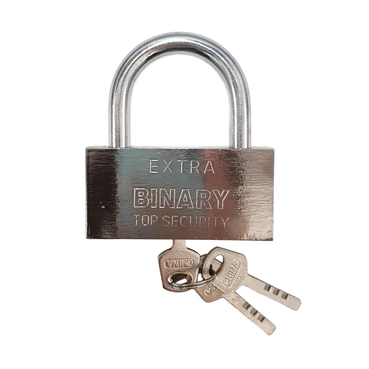 Навесной замок "EXTRA", 50мм, 3 ключа, дисковый, нержавеющая сталь — фото 1