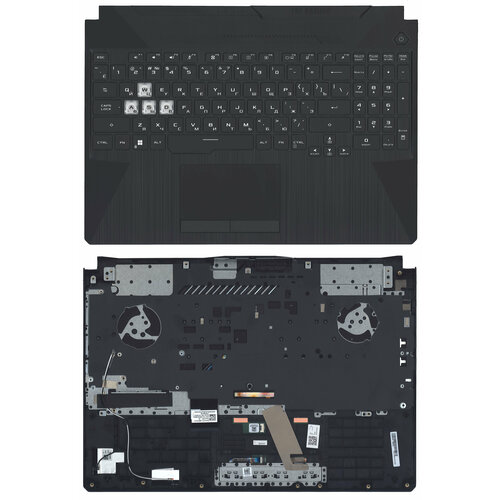 Клавиатура для ноутбука Asus TUF Gaming F15 FX506 топкейс черный