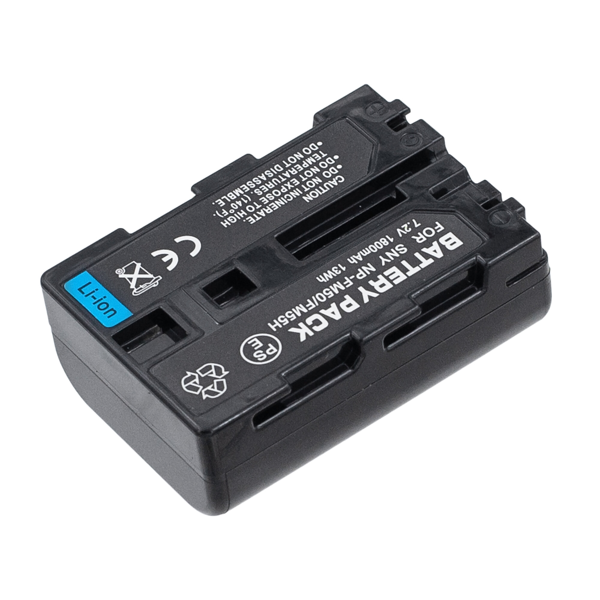 Аккумулятор NP-QM91 / NP-FM50 / NP-FM30 / NP-QM71D для фотоаппаратов Sony DCR-TRV18E / Cyber-shot DSC-F707 / DCR-HC15E / DCR-TRV19E - 1800mah — фото 1