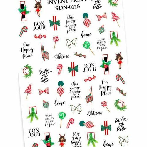 Слайдер-дизайн iNVENT PRiNT Новый год SDN-118